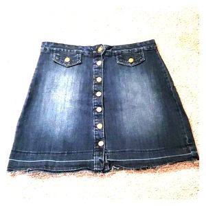 Mini Jean Skirt Size 10